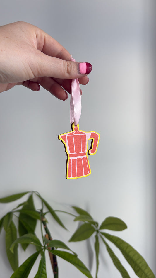 MOKA POT HANGING DECORATION