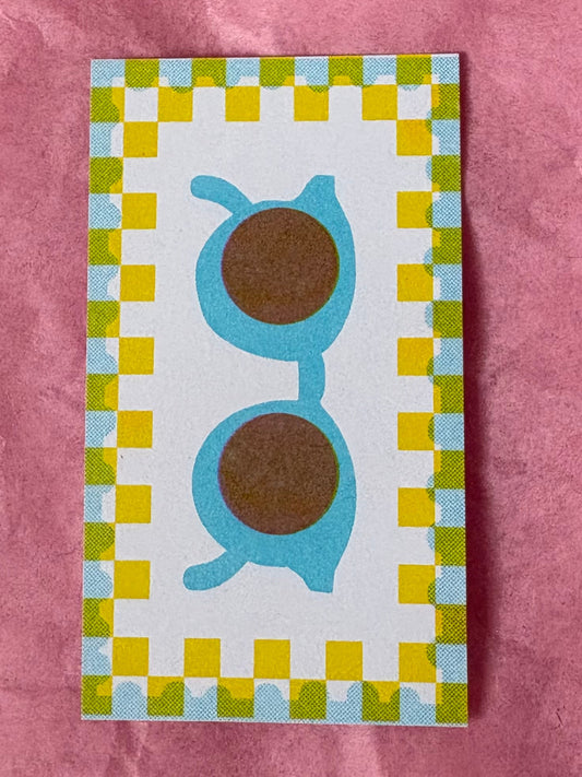 Green sunglasses