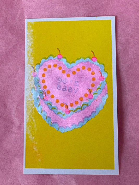90s baby cake