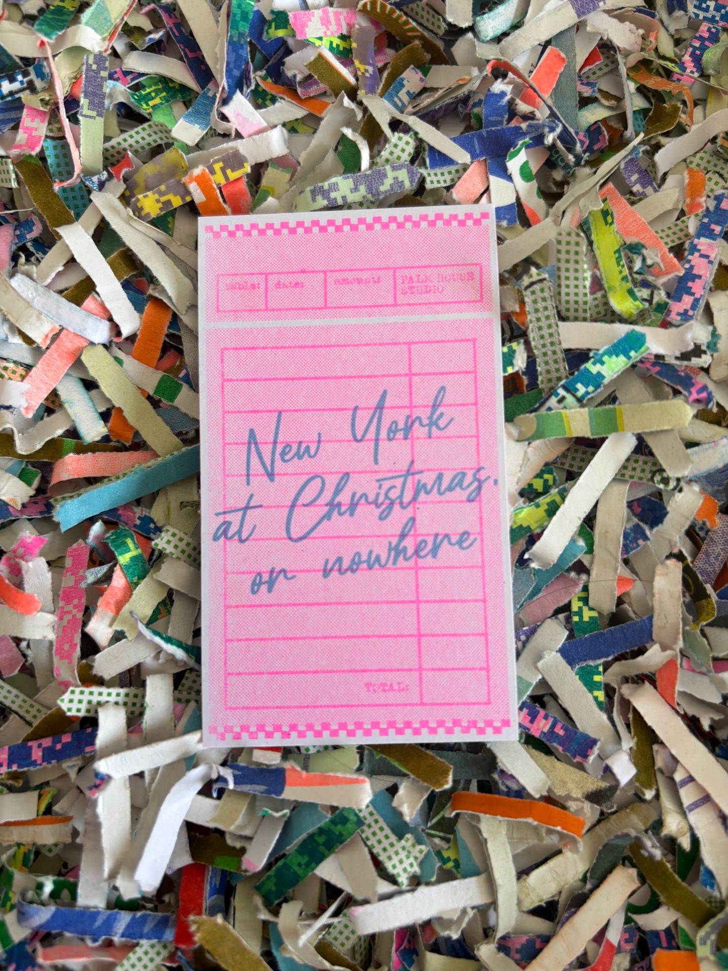 New York or nowhere receipt