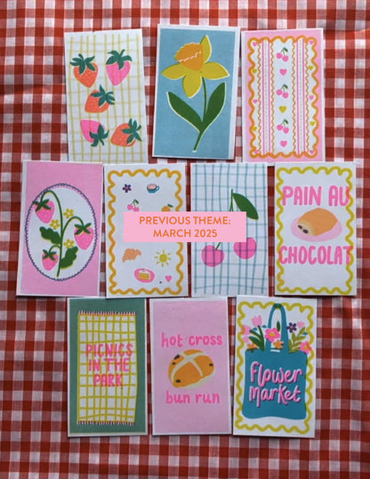 Monthly Mini Print Subscription - March